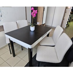 Стол раскладной Yasen T1934 (Черный/Белый) Thumb