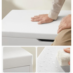 Банкетка-стеллаж для обуви Vasagle LHS30W (White) Thumb