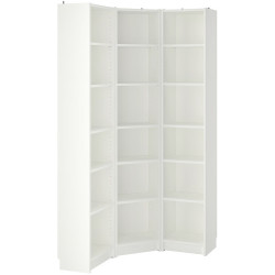 Стеллаж угловой Ikea Billy 95/95x28x202 (Белый) Thumb