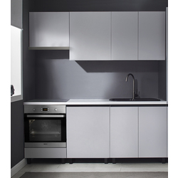 Bucatarie modulara Ambianta Astra 2 2.0m (Gri Deschis/Grafit)