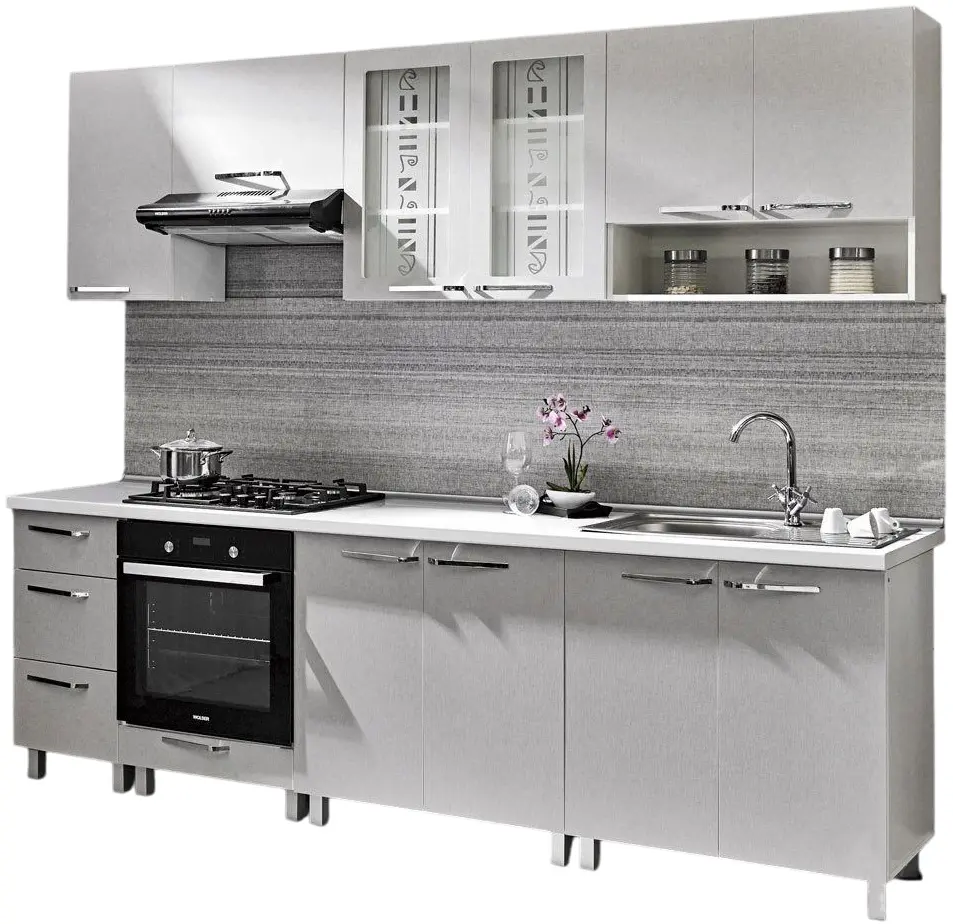 Bucatarie modulara Ambianta Fresh 2.6m (Gri)