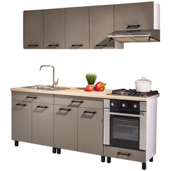 Bucatarie modulara Ambianta Iris 2 2.0m (Gri) Thumb