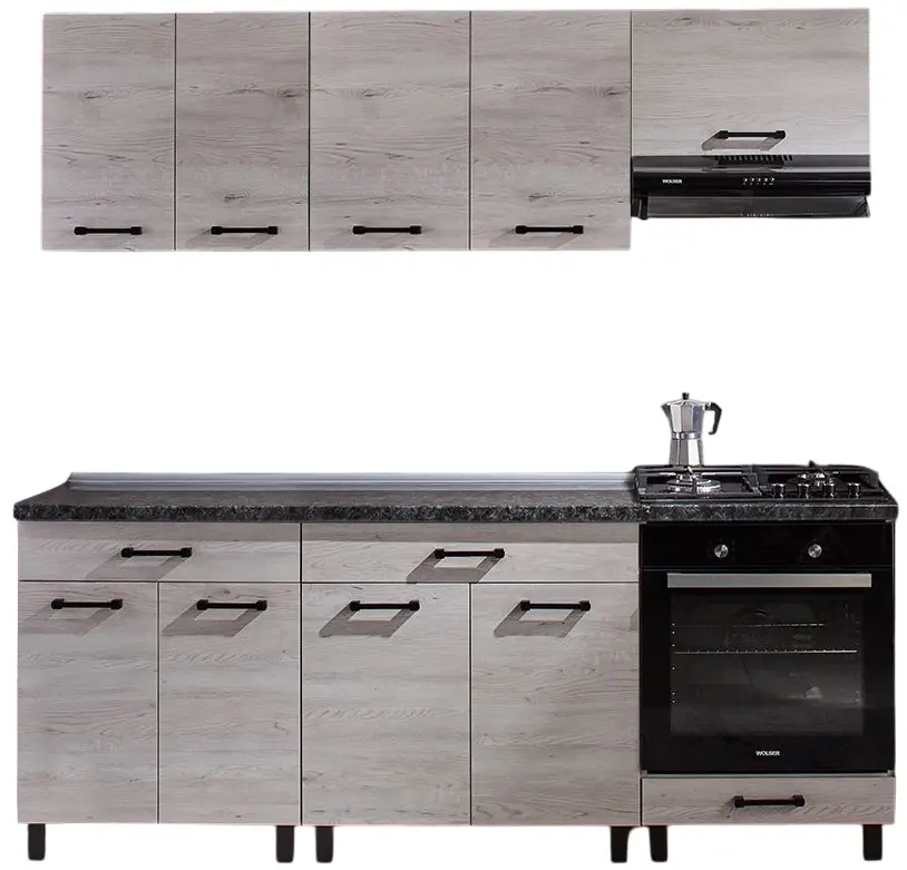 Модульная кухня Ambianta Iris 2 2.0м (Самоа Белый)