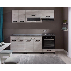 Bucatarie modulara Ambianta Iris 3 2.0m (Samoa Alb)