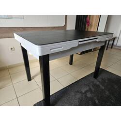 Стол раскладной Yasen T1934 (Черный/Белый) Thumb