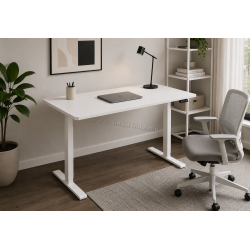 Masa de birou ET114 WH inaltime reglabila (White)