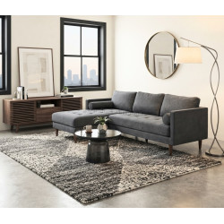 Диван угловой DP City Left (Dark Grey)