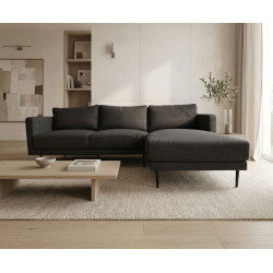 Canapea de colt DP Era Right (Dark Grey)