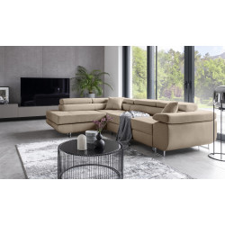 Canapea de colt Eltap Anton Cover 02 Right (Light Beige-Gray) Thumb