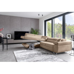 Canapea de colt Eltap Anton Cover 02 Right (Light Beige-Gray) Thumb