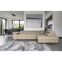 Canapea de colt Eltap Anton Cover 02 Right (Light Beige-Gray)