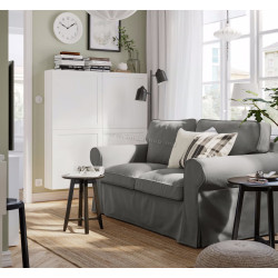 Диван Ikea Ektorp/Hakebo 2-местный (Темно-серый)