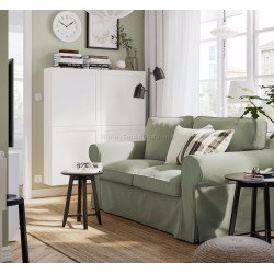 Canapea Ikea Ektorp/Hakebo 2 locuri (Gri-verde)