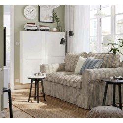 Диван Ikea Ektorp/Karlshov 2-местный (Бежевый/Разноцветный)