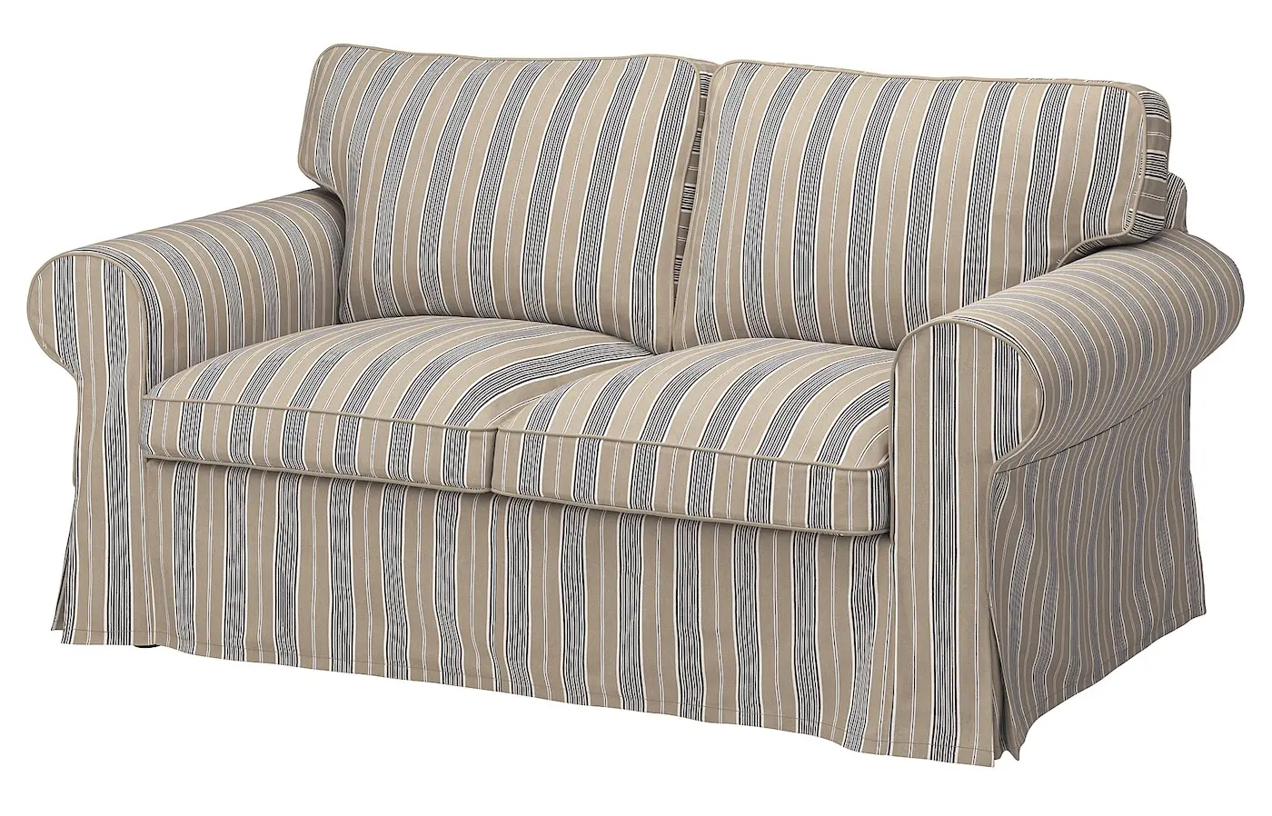 Диван Ikea Ektorp/Karlshov 2-местный (Бежевый/Разноцветный) - 7