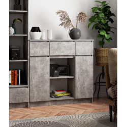 Tumba Akord K100 2D 3SZ 1P (Concrete)