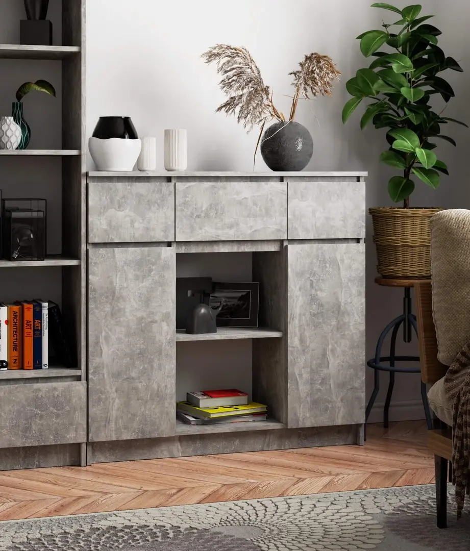 Tumba Akord K100 2D 3SZ 1P (Concrete)