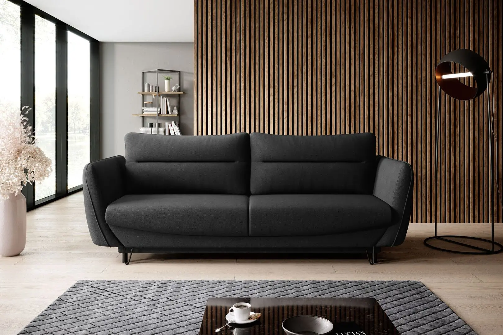 Canapea Eltap Silva Poco 10 (Black)