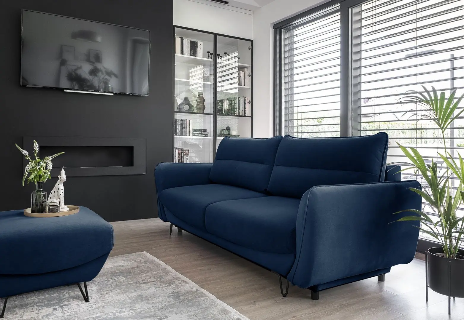 Диван Eltap Silva Velvetmat 40 (Blue)