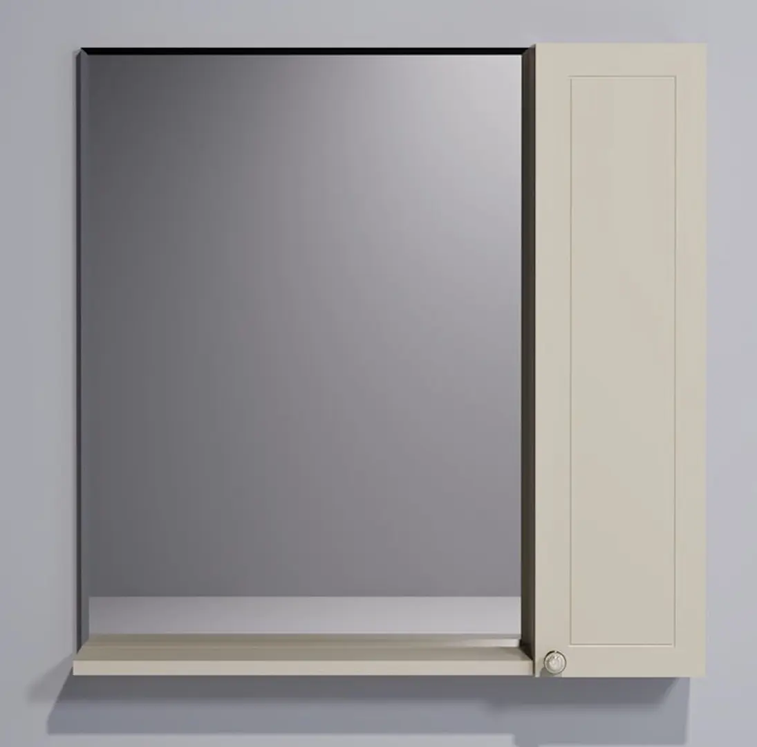 Dulap cu oglinda Supraten Tuluza 80 Right (Beige)