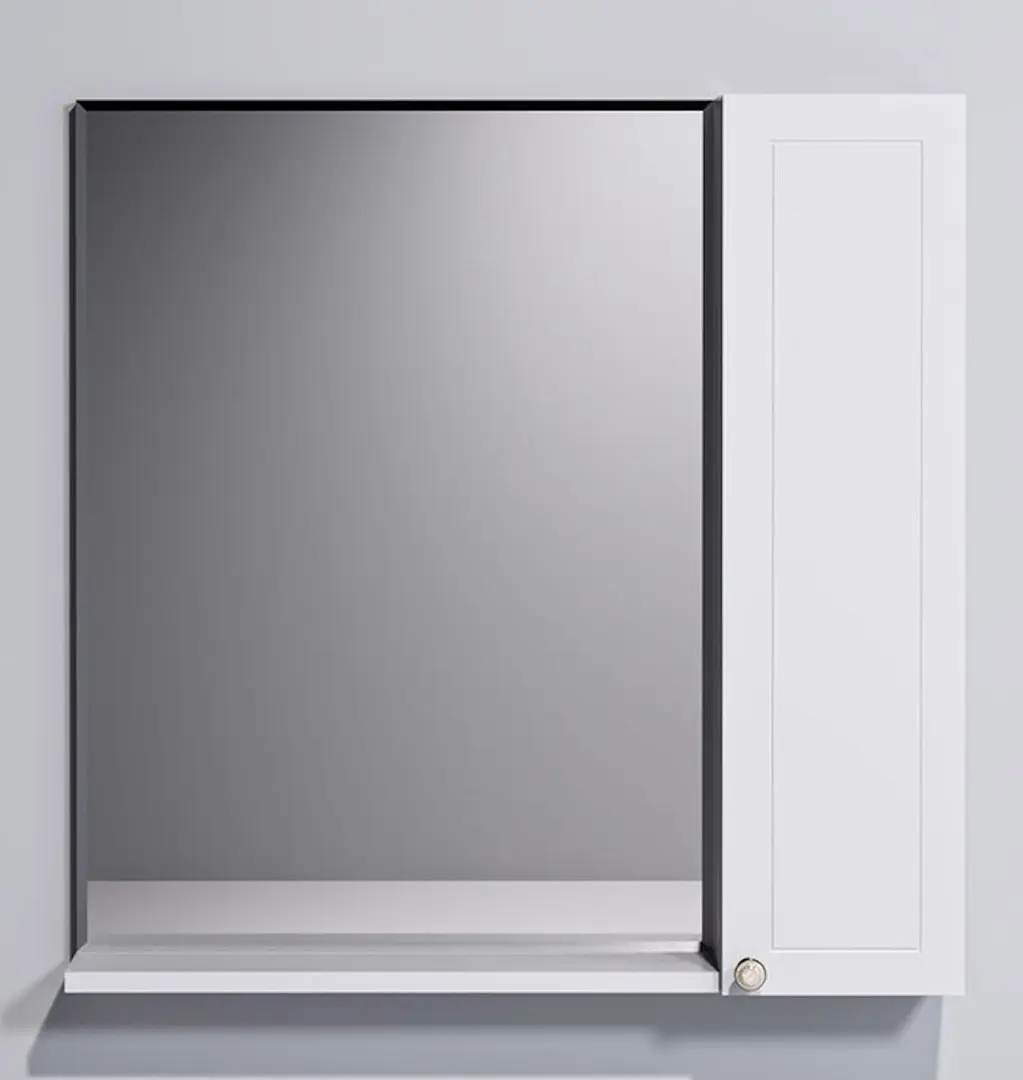 Dulap cu oglinda Supraten Tuluza 80 Right (White)