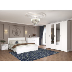 Комод Yasen Сардиния 2Д3Ш (Нимфея Альба/Белый Супермат) Thumb