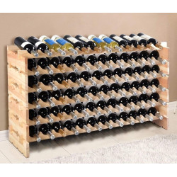 Стеллаж для бутылок Costway JV13041NA 72 B (Natural)