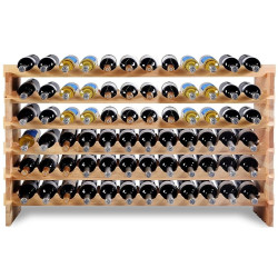 Стеллаж для бутылок Costway JV13041NA 72 B (Natural) Thumb