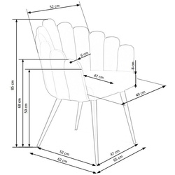 Scaun Halmar K410 (Pink) Thumb