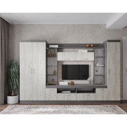 Living МЛ-мебель ML-2 (Anthracite/Craft Oak White) Thumb