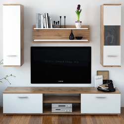 Living Mobhaus Waw New (Wotan Oak/White)