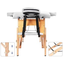 Masa pentru masaj SMDFit BM2523-1.2.3 PVC-3 (White) Thumb