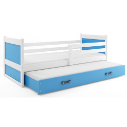 Pat BMS Group Rico cu pat retractabil 90x190 (White/Blue) Thumb
