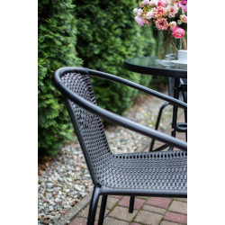 Садовый стул Jumi Bistro OM-291850 (Black) Thumb