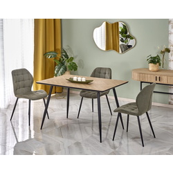 Masa Halmar Berto (Natural Oak/Black)