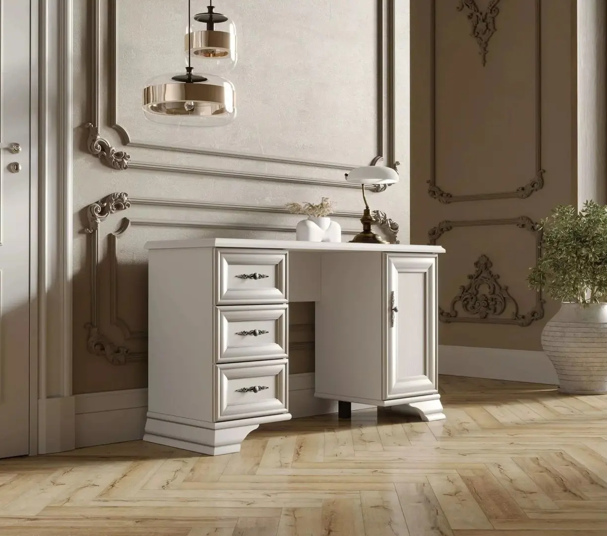 Туалетный столик Gerbor Kentuki S320-TOL (Белый)