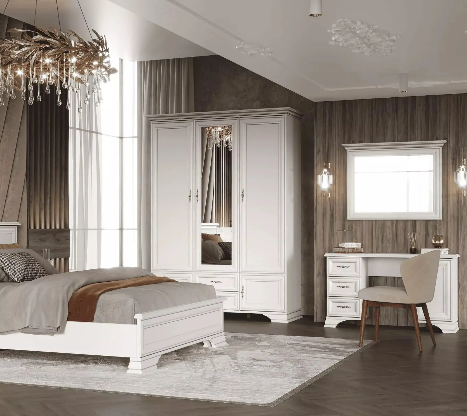 Туалетный столик Gerbor Kentuki S320-TOL (Белый)