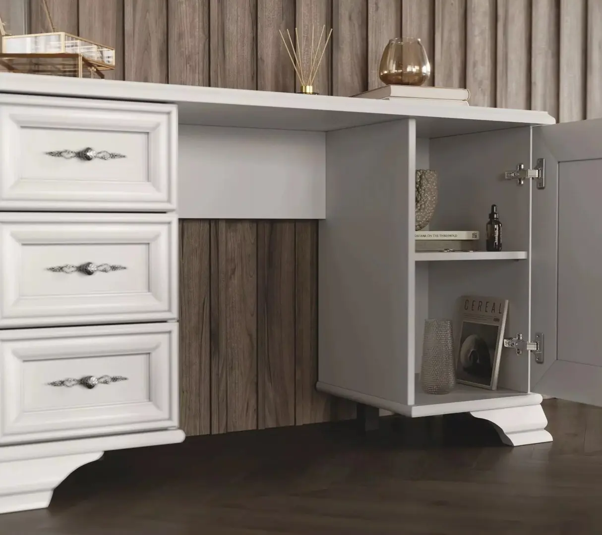 Туалетный столик Gerbor Kentuki S320-TOL (Белый)