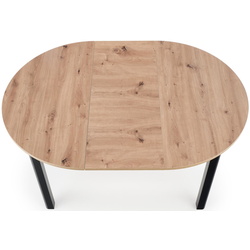 Стол раскладной Halmar Ringo 102/142x102cm (Artisan Oak/Black) Thumb