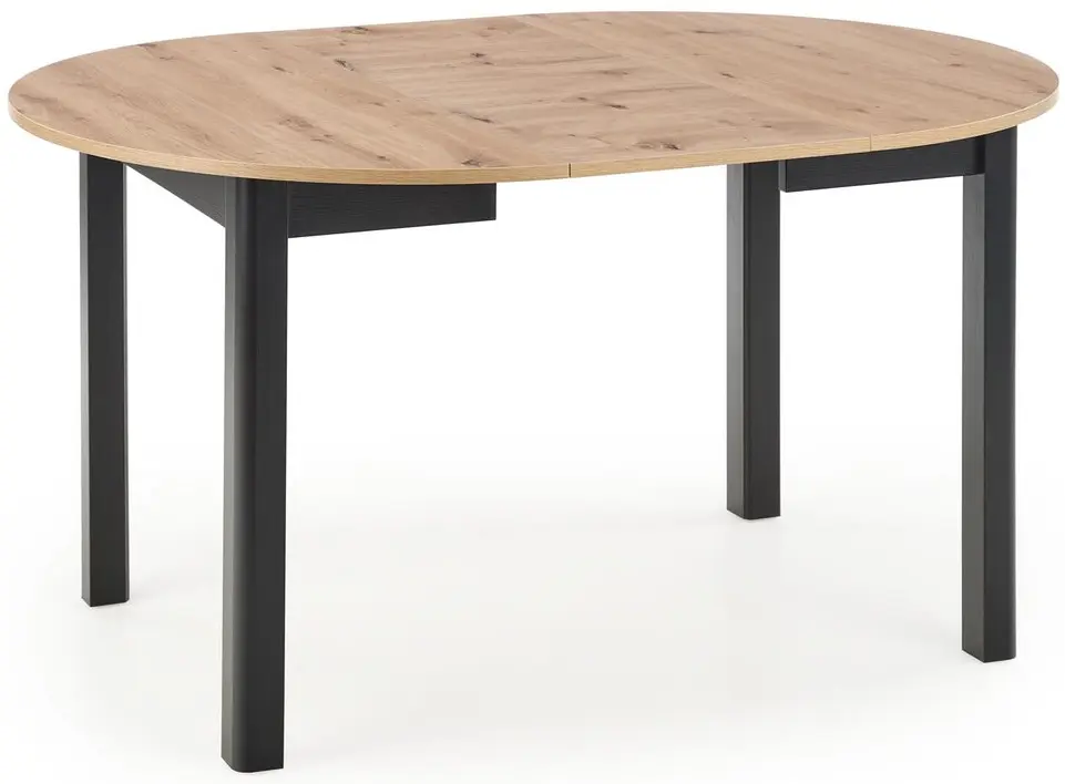 Стол раскладной Halmar Ringo 102/142x102cm (Artisan Oak/Black)