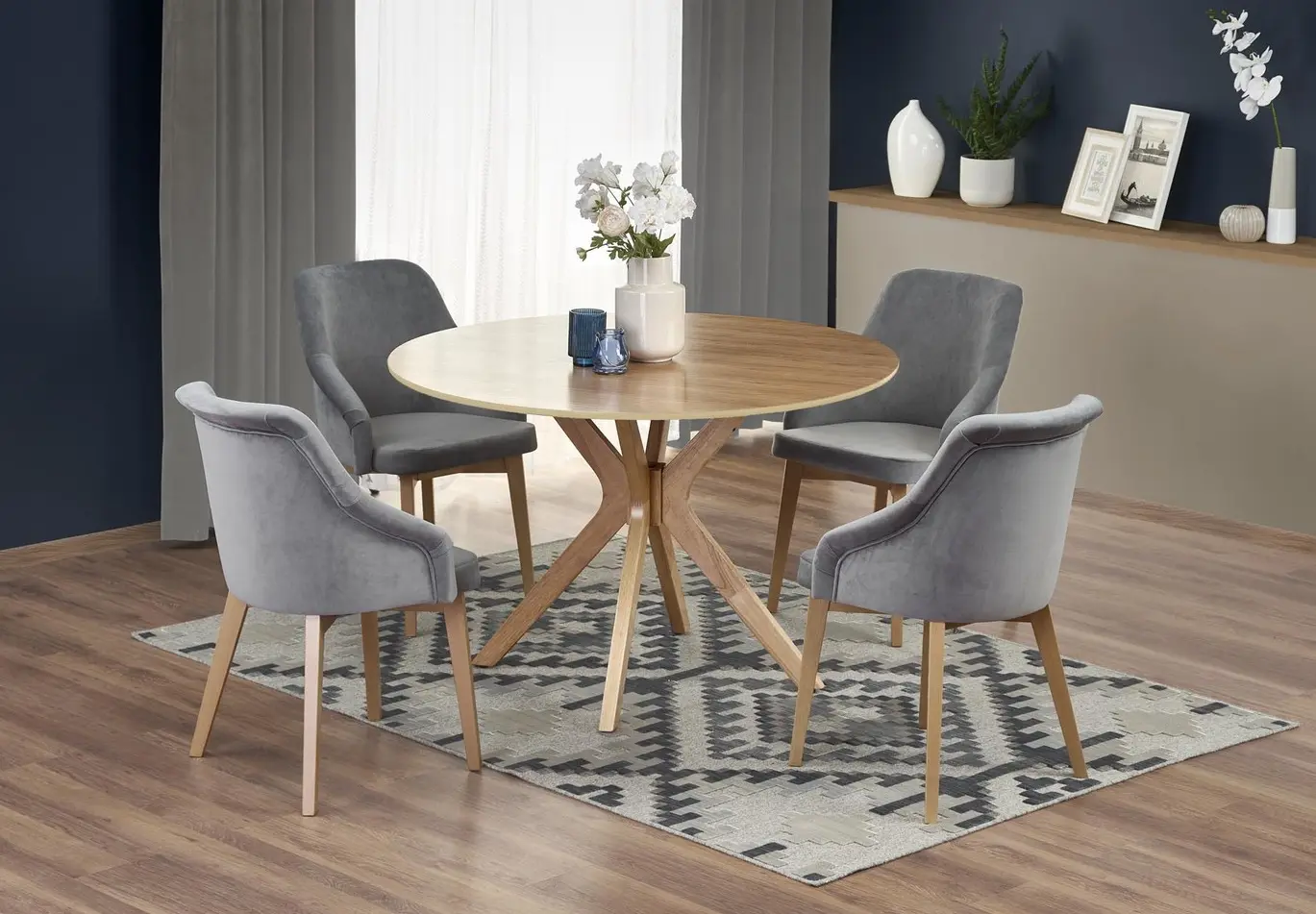 Masa Halmar Nicolas (Natural Oak)