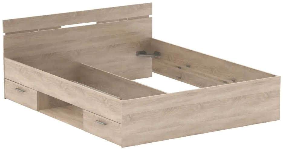 Кровать Tempo Kondela Michigan New 140x200 (Sonoma Oak)