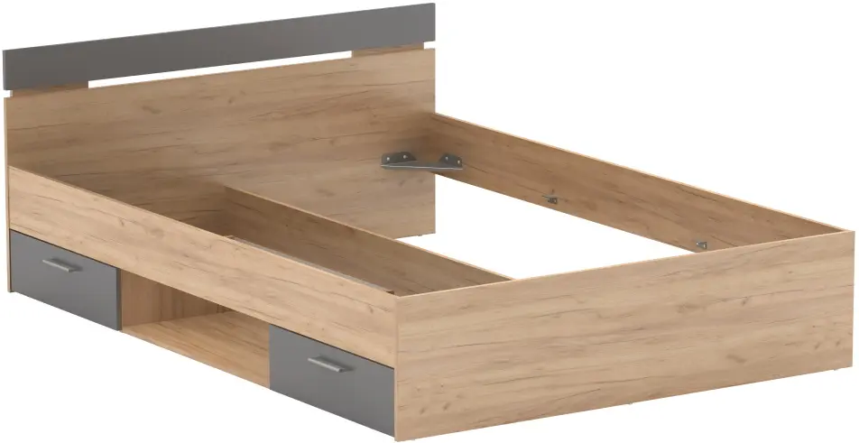 Pat Tempo Kondela Michigan 160x200 (Artisan Oak/Graphite)