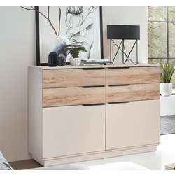 Comoda Modern Visit New 120cm (Cashmere/Craft Oak Gray)