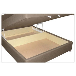 Pat Modern Milena Kanna 07 mecanism de ridicare 160x200 (Dark Beige) Thumb