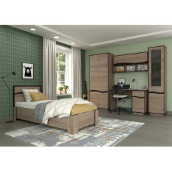 Pat Yasen Jeneva baza lamele 80x200 (Sonoma Oak Truffle/Wenge Magic) Thumb