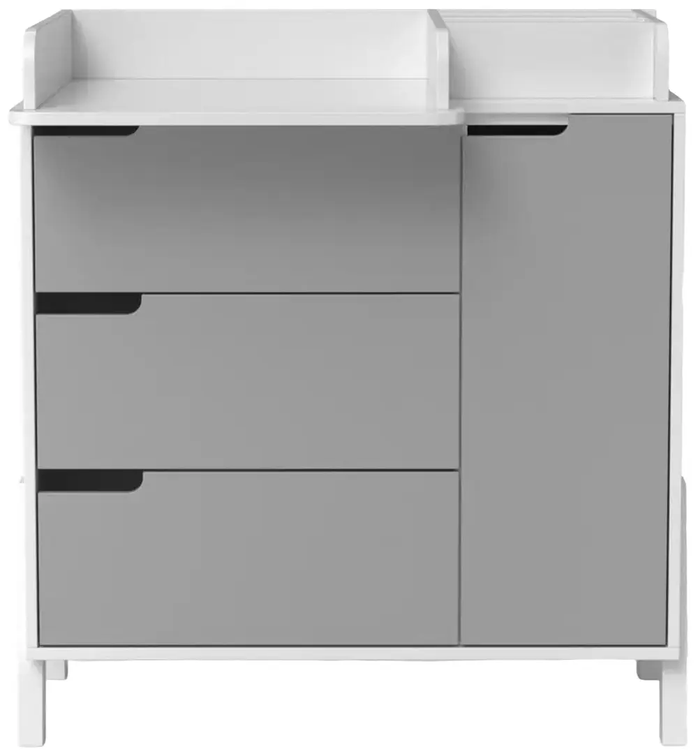 Пеленальный комод Angelo Magic Plus (Grey/White)