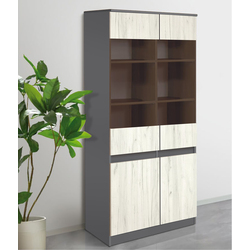 Витрина Modern Komfi 80cm (Slate Gray/Craft Oak White)