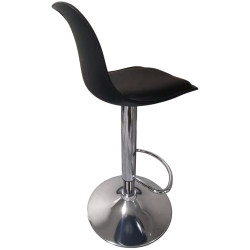 Scaun de bar Sunrise B-05B PP/PU (Black/Chrome) Thumb