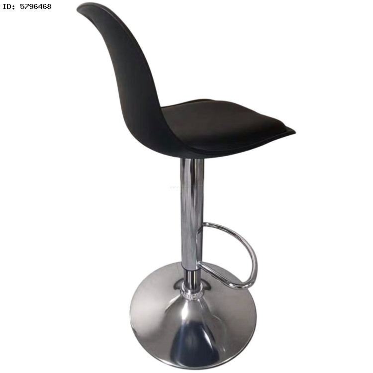 Scaun de bar Sunrise B-05B PP/PU (Black/Chrome)